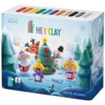 Bizak Hey Clay Pack Navidad, Plastilina de Secado al Aire y App con Instrucciones para moldear y Jugar