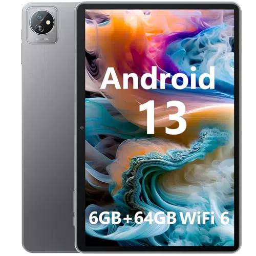 Blackview Tablet 10 Pulgadas Tab70 WiFi, Android 13 Tablet 6GB+64GB/2TB SD