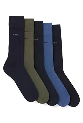 BOSS 5P RS Uni Color CC Calcetines Normales, Open Miscellaneous