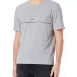 BOSS Camiseta Única, Camiseta Pyjama Hombre, Gris,