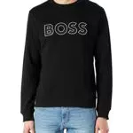 BOSS Salbo Jersey, Negro1, S para Hombre