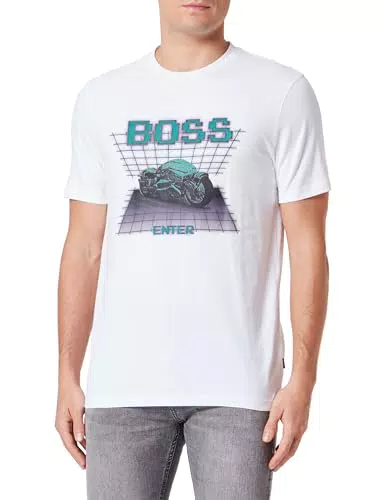 BOSS Teenter, Camiseta Hombre, Blanco