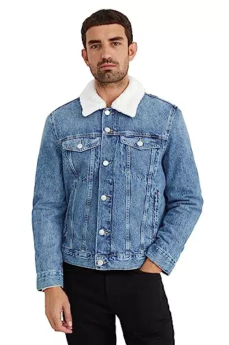 C&A Hombre Cazadora Vaquera Vaqueros - Azul Claro