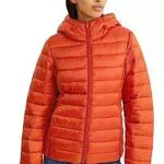 C&A Mujer Chaqueta acolchada naranja oscuro 38