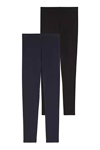 C&A Mujer Leggings Pack: 2 Prendas, 1 Precio Azul Oscuro