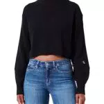 Calvin Klein Jeans Short Lambswool Sweater J20j221962 Suéteres
