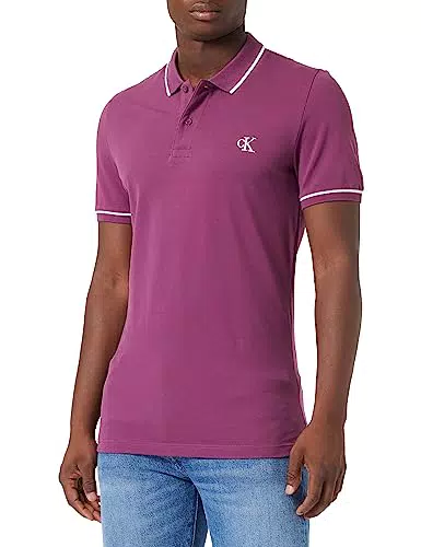 Calvin Klein Jeans Tipping Slim Polo, Hombre, Atlantic Deep