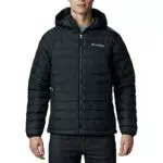 Columbia Hombre Chaqueta Acolchada Con Capucha, Black