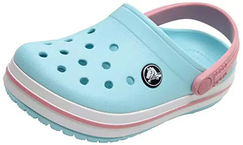 Crocs Crocband Clog K, Zuecos Unisex niños, Ice Blue White