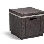 CURVER Keter GF05819 Mesa Nevera para jardín, Marrón