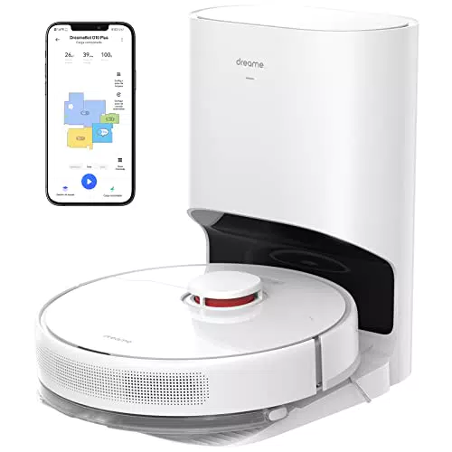 Dreame D10 Plus Robot Aspirador y Fregasuelos con Vaciado automático de Polvo