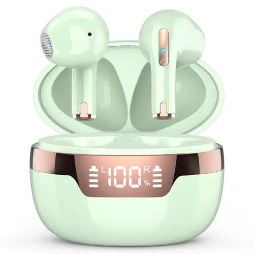 DUSONLAP Mini Auriculares Inalámbricos, Auriculares Bluetooth 5.3 HiFi Estéreo con HD Mic