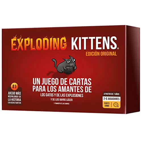 Exploding Kittens - Zombie Kittens - Juego de Cartas en Español