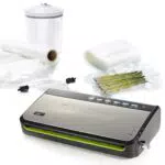 FoodSaver Máquina de vacío FFS005X con compartimiento de almacenamiento de rodillos y cortadores