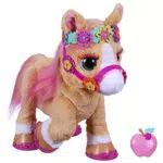 furReal - Canela, mi Poni con Estilo - Mascota electrónica de 35 cm - Más de 80 Sonidos y reacciones - 26 Accesorios - A Partir de 4 años