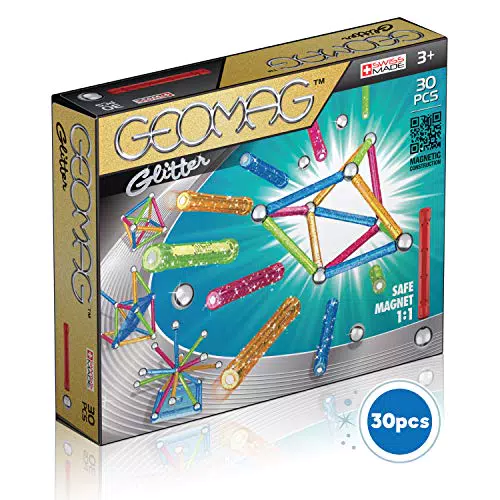 Geomag Classic Glitter Construcciones magnéticas y juegos educativos