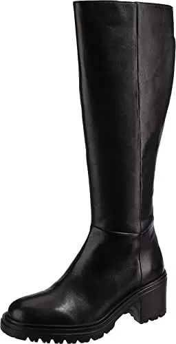 Geox D Damiana J, Botas para Mujer, Negro