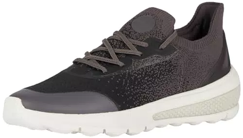 Geox D Spherica Actif B, Zapatillas, Mujer, Black Anthracite