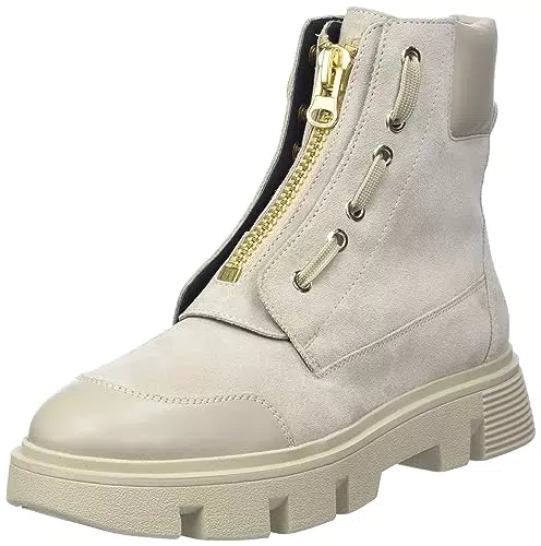 Geox D Vilde, Botas Altas hasta la Rodilla Mujer, Negro