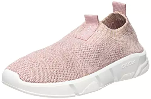Geox J Aril Girl E, Sneakers para Niña, Rosa