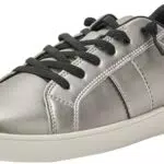 Geox J Eclyper Girl C, Zapatillas Mujer, Dk Silver Black