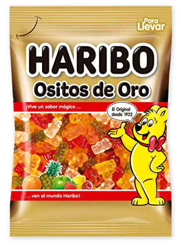 Haribo - Ositos De Oro - Caramelos de goma con sabor a cola - 100 g