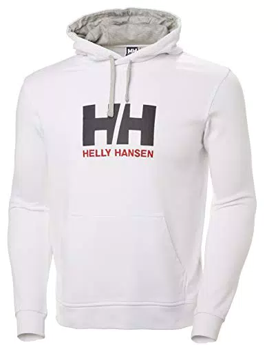 Helly Hansen Hh Logo Hoodie Sudadera, Blanco, S Hombre