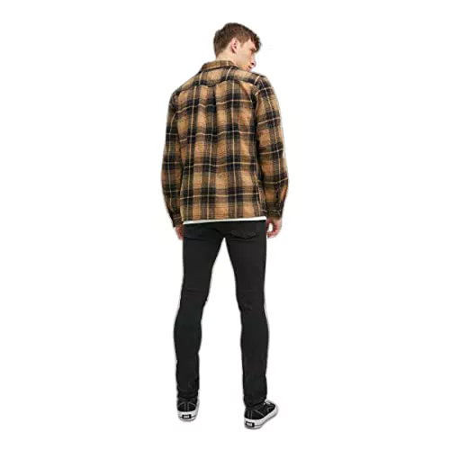 Jack & Jones Jjiliam Jjoriginal Am 305 Noos Jeans, Negro Denim