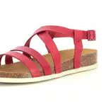 KICKERS Kick Alice, Sandalias Planas Mujer, Rojo