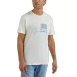 Lee 70S Graphic Tee, Camiseta para Hombre, Blanco, X