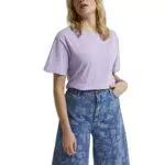 Lee Té gráfico Camiseta, Orchid, XL para Mujer