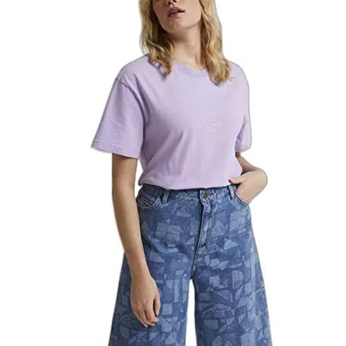 Lee Té gráfico Camiseta, Orchid, XL para Mujer