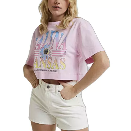 Lee Té Suelto Camiseta, Katy Pink, XS para Mujer