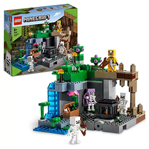 LEGO 21189 Minecraft La Mazmorra del Esqueleto, Juguete para Niños