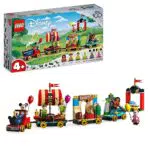 LEGO 43212 Disney Tren Homenaje a Disney, Juguete con Carrozas de Vaiana