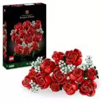 LEGO Icons Ramo de Rosas, Flores Artificiales para Decoración del Hogar