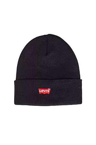 Levi's Red Batwing Embroidered Slouchy Beanie Gorro de punto
