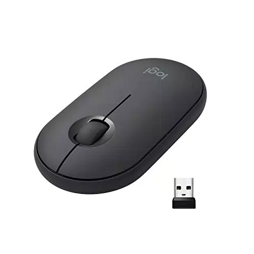 Logitech Pebble Ratón Inalámbrico, Bluetooth o con Receptor Unifying