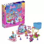 MEGA Construx Barbie Color Reveal Entrena y limpia mascotas Bloques de construcción con muñecas y animales que revelan su color en el agua