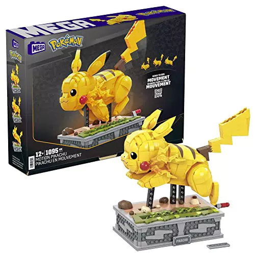 MEGA Construx Pokémon Coleccionista Pikachu Figura de 900 bloques de construcción de juguete