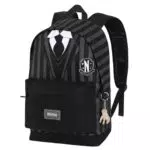 Miércoles Uniform-Mochila HS FAN 2.0, Negro, 30 x 41 cm