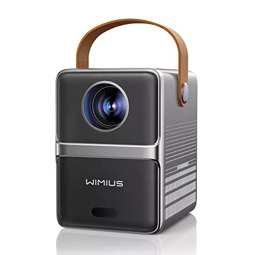 Mini Proyector WiFi Bluetooth, 10000 Lúmenes Proyector Portátil FHD 1080P Soporte WiMiUS Mini Proyector WiFi Bluetooth Cine En Casa 200'' Para iOS/Android/PS5/Xbox HDMI USB AV