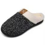 Mishansha Zapatillas de Estar por casa Hombre Mujer Cálido Espuma de Memoria Invierno Pantuflas