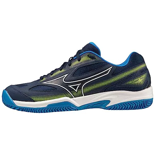 Mizuno Break Shot 4 CC, Tenis Unisex Adulto, Drsblue Jblue Sspring