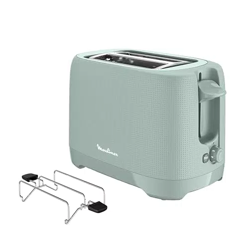 Moulinex Subito LT340811 Tostadora 2 ranuras y 7 ajustes/tiempo de tostado