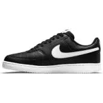 NIKE Court Vision Mid, Sneaker Mujer, Negro