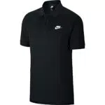 Nike Hombre Camiseta Polo, Black/White