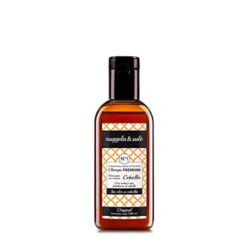 Nuggela & Sulé Champú Nº1 con Extracto de Cebolla Roja. Fortalece y Estimula el Crecimiento del Cabello. 1 x 100ml Formato Viaje