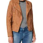 Only Onlava Faux Leather Biker Otw Noos Chaqueta, Marrãƒân