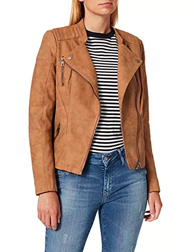 Only Onlava Faux Leather Biker Otw Noos Chaqueta, Marrãƒân